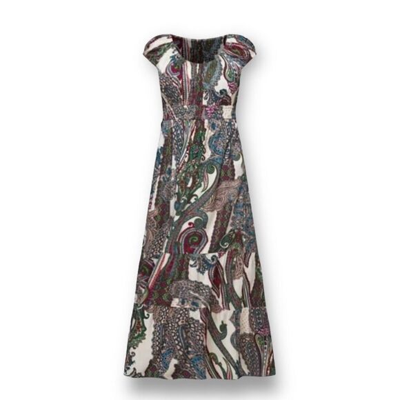 Soma Woven Shirred Maxi Bra Dress size XS - Picture 1 of 12